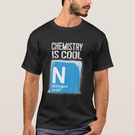 化学おもしろいTシャツ化学は液体クールNiである Tシャツ (正面)