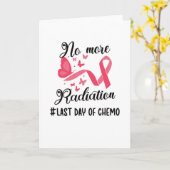 化学がんを克服した放射線の最終日 カード (黄色い花)
