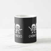 化学がロックする サイエンス ロックバンド コーヒーマグカップ (中央)