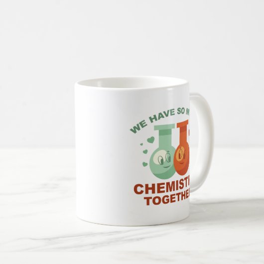 化学が盛んだ コーヒーマグカップ (正面右)