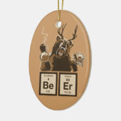 化学くまによって発見されるビール セラミックオーナメント (左)