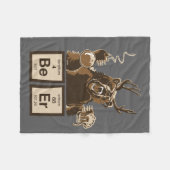 化学くまによって発見されるビール フリースブランケット (正面(横))