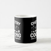 化学ちょうど料理だけスプーンを舐めていない コーヒーマグカップ (中央)
