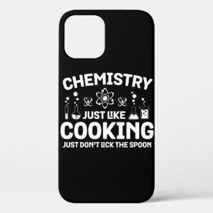 化学ちょうど料理だけスプーンを舐めていない iPhone 12ケース