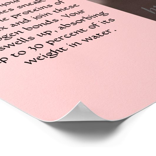 「化学とカール」 ポスター (角)