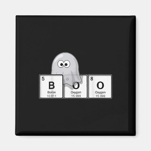 化学と学幽霊先生ブハロウィーン マグネット (正面)