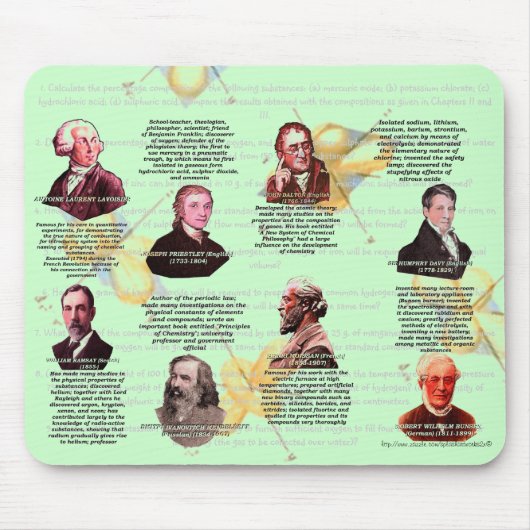 化学と物理の親密な関係 マウスパッド (正面)