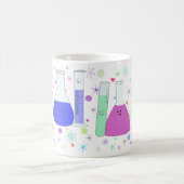 化学にかわいい コーヒーマグカップ (中央)