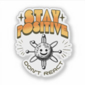 化学に前向き反応しないやる気を起こさせる シール (正面)