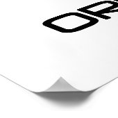 化学のない世界オーガニックのどこだ？ ポスター (角)