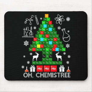 化学のツリー 科学者 化学者 クリスマス プレゼント Xmas マウスパッド