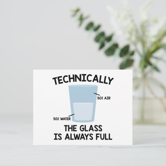 化学の先生 水化学 生化学 教師 プレゼント ポストカード (スタンド正面)