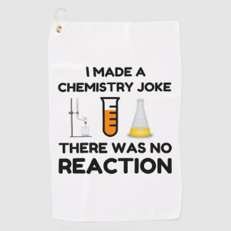化学の冗談を言った ゴルフタオル