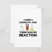 化学の冗談を言った サンキューカード (正面/裏面)