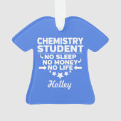 化学の学生No Life or Money オーナメント (裏面)