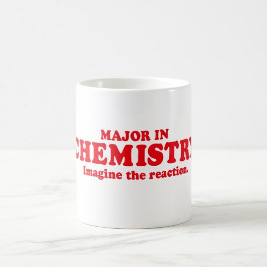 化学の専攻学生-反作用を想像して下さい コーヒーマグカップ (中央)