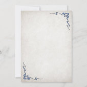 化学の科学の先生の結婚式招待状 招待状 (裏面)