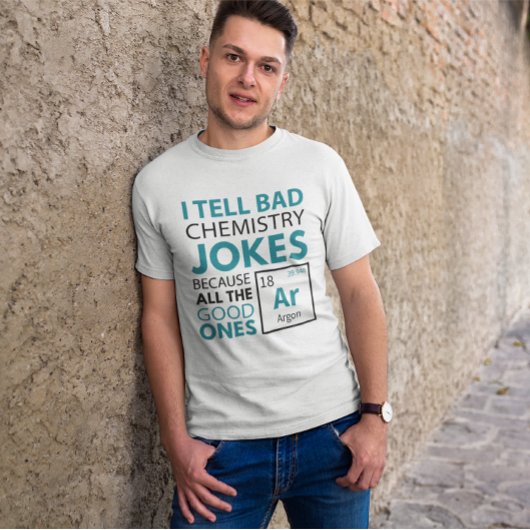化学はアルゴンをジョークにする Tシャツ
