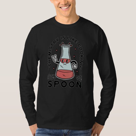 化学はスプーンを舐めないで Tシャツ (正面)