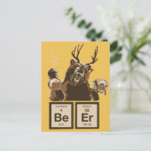 化学はビールを発見した ポストカード (スタンド正面)