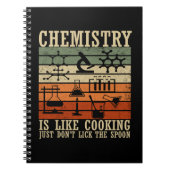 化学はヴィンテージの料理みたいなもの ノートブック (正面)