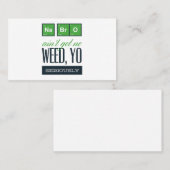 化学は大嫌いだ 名刺 (正面/裏面)