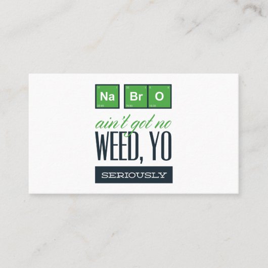 化学は大嫌いだ 名刺 (正面)