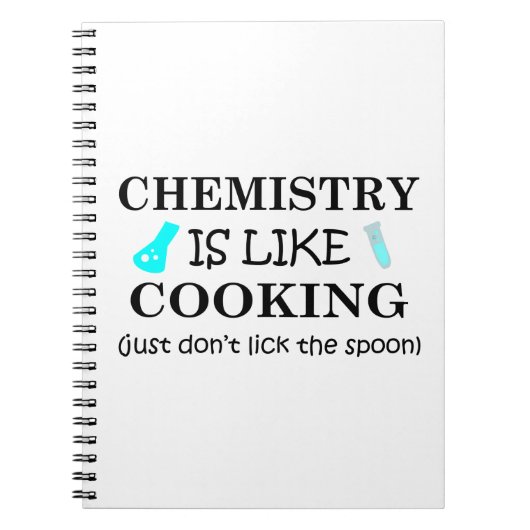 化学は料理みたい ノートブック (正面)