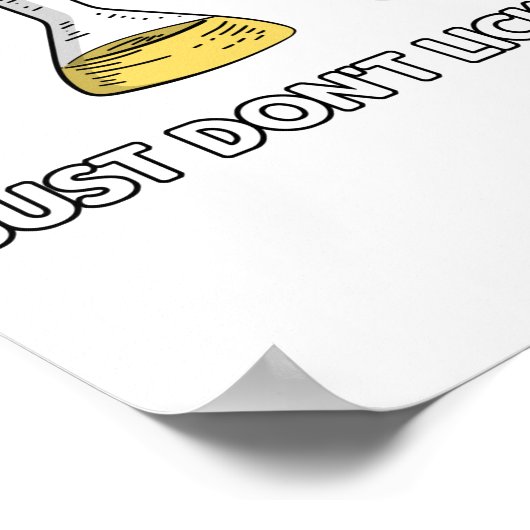 化学は料理 ポスター (角)