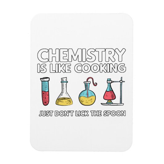化学は料理 マグネット (縦)