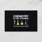 化学は料理 名刺 (正面)