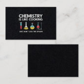 化学は料理 名刺 (正面/裏面)