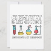 化学は料理 案内状 (正面)