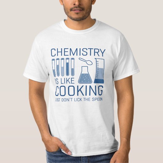 化学は料理 Tシャツ (正面)