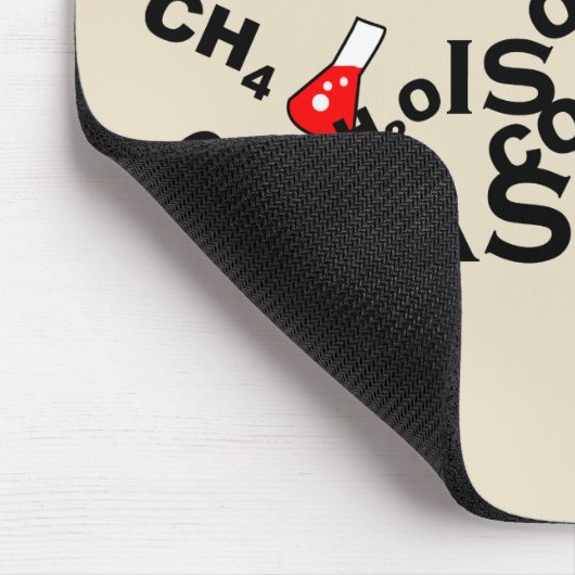 化学は私の情熱の化学者おもしろい引用文だ マウスパッド (コーナー)