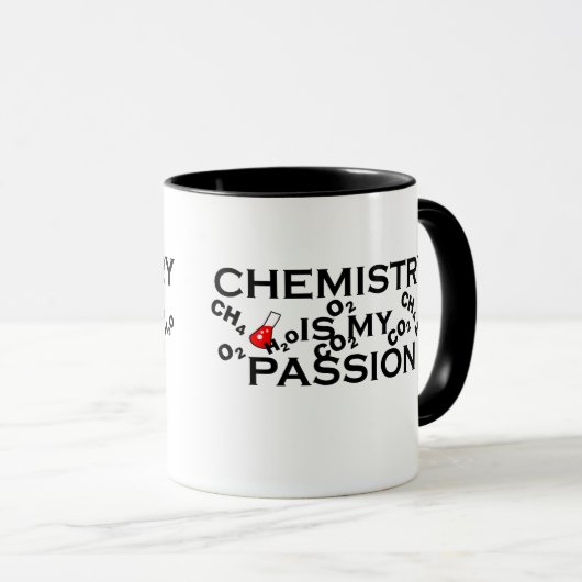 化学は私の情熱の化学者おもしろい引用文だ マグカップ (正面右)