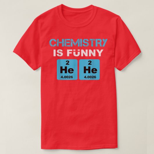 化学は科学おもしろい愛好家の専門科学である Tシャツ (デザイン正面)