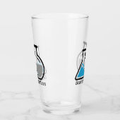 化学は科学の問題を飲みガラス タンブラーグラス (左)