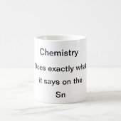 化学は言う何を丁度します コーヒーマグカップ (中央)