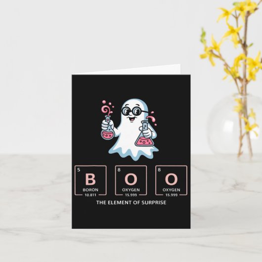 化学は驚くほど可愛い化学者の要素を取得する カード (黄色い花)