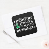 化学は魔法だ実在が スクエアシール (封筒)