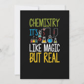 化学は魔法のようで面白い 招待状 (正面)