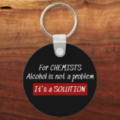 化学アルコール溶液ケミストジョーク キーホルダー (正面)