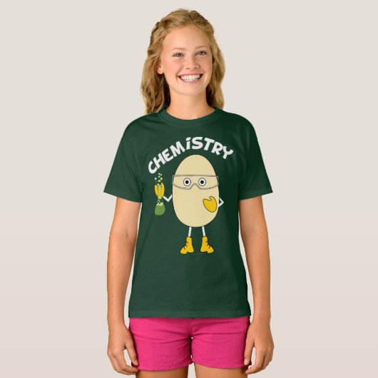 化学エグヘッド文字 Tシャツ (正面フル)