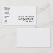 化学エンジニアの天才 名刺 (正面/裏面)