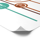 化学エンジニアリングデイジー ポスター (角)