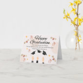 化学エンジニアリング卒業者カード2 カード (黄色い花)