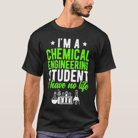 化学エンジニアリング学生未来化学エンジン Tシャツ (正面)