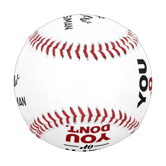 化学オタクで面白い!理解できる!オリジナル グルームズマン カスタム 野球ボール (裏面)