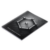 化学オーガニック先生学生ベンゼン分子 ノートブック (左側)